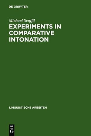 Seller image for Experiments in Comparative Intonation for sale by BuchWeltWeit Ludwig Meier e.K.