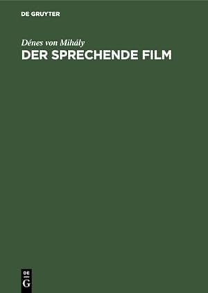 Immagine del venditore per Der sprechende Film venduto da BuchWeltWeit Ludwig Meier e.K.