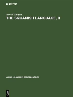 Imagen del vendedor de The Squamish language, II a la venta por BuchWeltWeit Ludwig Meier e.K.