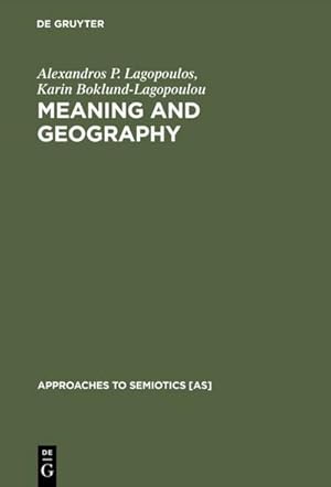 Seller image for Meaning and Geography for sale by BuchWeltWeit Ludwig Meier e.K.