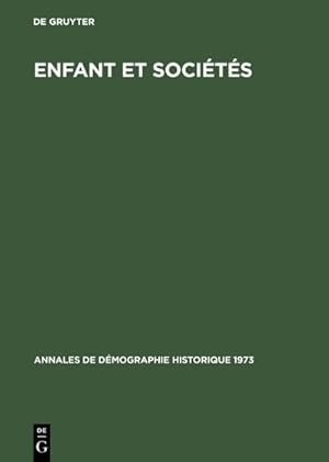 Seller image for Enfant et socits for sale by BuchWeltWeit Ludwig Meier e.K.