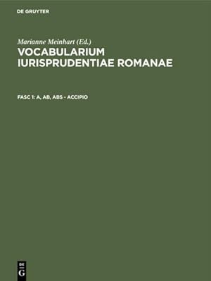 Imagen del vendedor de a, ab, abs - accipio a la venta por BuchWeltWeit Ludwig Meier e.K.