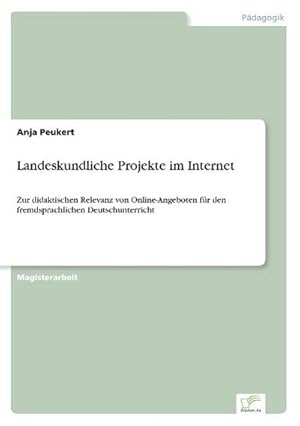 Seller image for Landeskundliche Projekte im Internet for sale by BuchWeltWeit Ludwig Meier e.K.