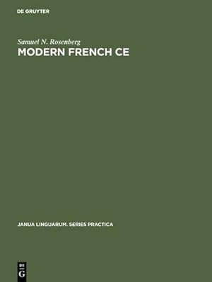 Seller image for Modern French CE for sale by BuchWeltWeit Ludwig Meier e.K.