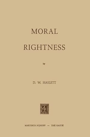 Seller image for Moral Rightness for sale by BuchWeltWeit Ludwig Meier e.K.