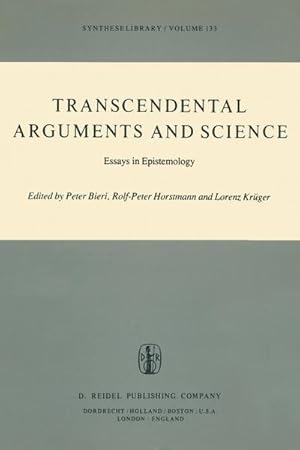 Seller image for Transcendental Arguments and Science for sale by BuchWeltWeit Ludwig Meier e.K.