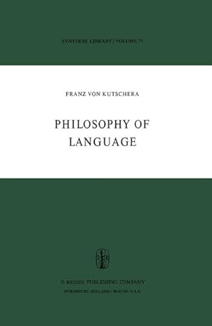 Imagen del vendedor de Philosophy of Language a la venta por BuchWeltWeit Ludwig Meier e.K.