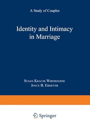 Image du vendeur pour Identity and Intimacy in Marriage mis en vente par BuchWeltWeit Ludwig Meier e.K.