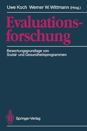 Image du vendeur pour Evaluationsforschung mis en vente par BuchWeltWeit Ludwig Meier e.K.