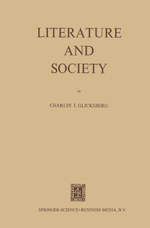 Seller image for Literature and Society for sale by BuchWeltWeit Ludwig Meier e.K.