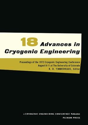 Image du vendeur pour Advances in Cryogenic Engineering mis en vente par BuchWeltWeit Ludwig Meier e.K.