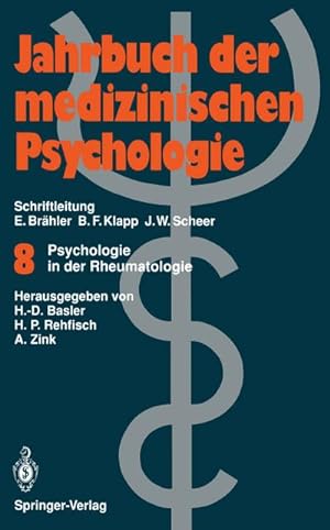 Bild des Verkufers fr Psychologie in der Rheumatologie zum Verkauf von BuchWeltWeit Ludwig Meier e.K.
