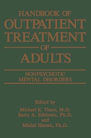 Seller image for Handbook of Outpatient Treatment of Adults for sale by BuchWeltWeit Ludwig Meier e.K.