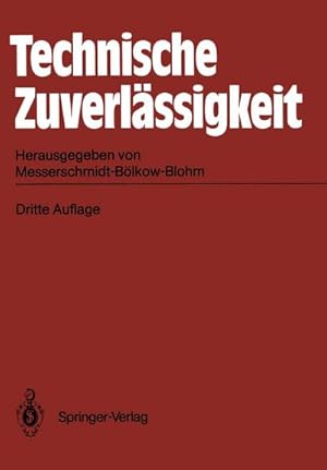 Image du vendeur pour Technische Zuverlssigkeit mis en vente par BuchWeltWeit Ludwig Meier e.K.