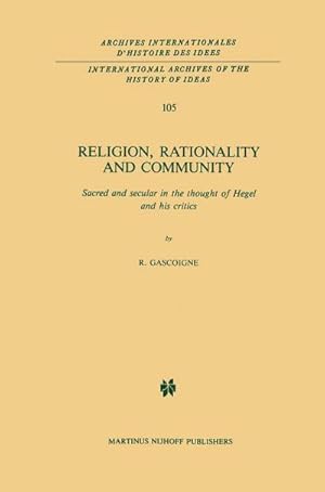 Immagine del venditore per Religion, Rationality and Community venduto da BuchWeltWeit Ludwig Meier e.K.