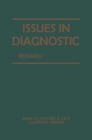 Seller image for Issues in Diagnostic Research for sale by BuchWeltWeit Ludwig Meier e.K.