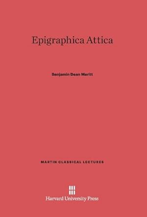 Seller image for Epigraphica Attica for sale by BuchWeltWeit Ludwig Meier e.K.