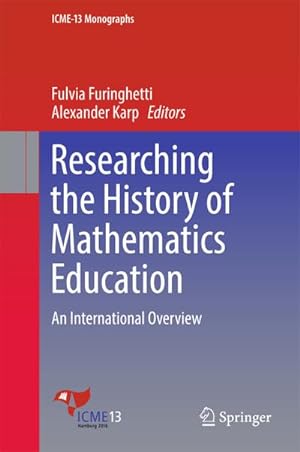 Seller image for Researching the History of Mathematics Education for sale by BuchWeltWeit Ludwig Meier e.K.