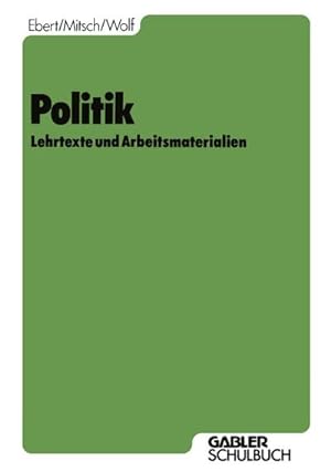 Seller image for Politik for sale by BuchWeltWeit Ludwig Meier e.K.