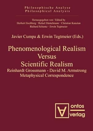 Bild des Verkufers fr Phenomenological Realism Versus Scientific Realism zum Verkauf von BuchWeltWeit Ludwig Meier e.K.