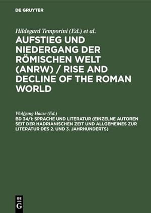 Seller image for Sprache und Literatur (Einzelne Autoren seit der hadrianischen Zeit und Allgemeines zur Literatur des 2. und 3. Jahrhunderts) for sale by BuchWeltWeit Ludwig Meier e.K.