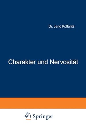 Seller image for Charakter und Nervositt for sale by BuchWeltWeit Ludwig Meier e.K.