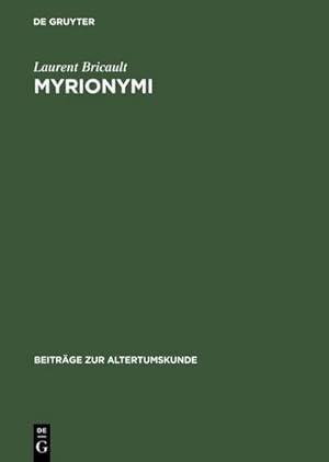 Seller image for Myrionymi for sale by BuchWeltWeit Ludwig Meier e.K.