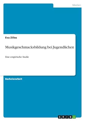 Imagen del vendedor de Musikgeschmacksbildung bei Jugendlichen a la venta por BuchWeltWeit Ludwig Meier e.K.