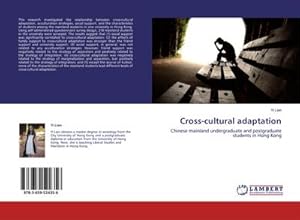 Seller image for Cross-cultural adaptation for sale by BuchWeltWeit Ludwig Meier e.K.