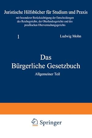 Bild des Verkufers fr Das Brgerliche Gesetzbuch zum Verkauf von BuchWeltWeit Ludwig Meier e.K.