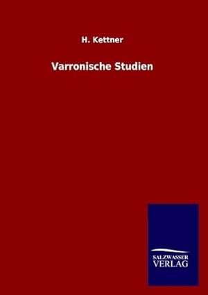 Seller image for Varronische Studien for sale by BuchWeltWeit Ludwig Meier e.K.