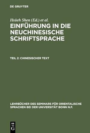 Imagen del vendedor de Chinesischer Text a la venta por BuchWeltWeit Ludwig Meier e.K.