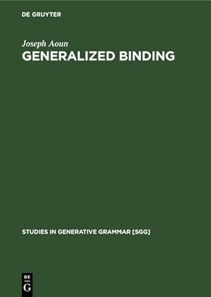 Immagine del venditore per Generalized binding venduto da BuchWeltWeit Ludwig Meier e.K.