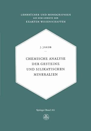 Seller image for Chemische Analyse der Gesteine und Silikatischen Mineralien for sale by BuchWeltWeit Ludwig Meier e.K.