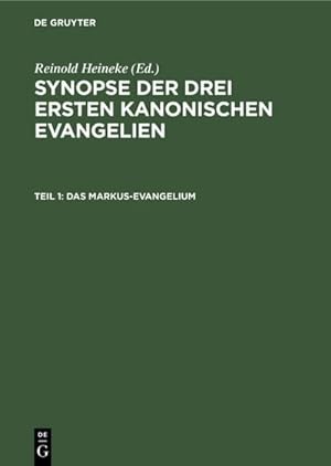 Seller image for Das Markus-Evangelium for sale by BuchWeltWeit Ludwig Meier e.K.