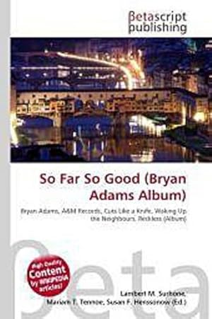 Immagine del venditore per So Far So Good (Bryan Adams Album) venduto da BuchWeltWeit Ludwig Meier e.K.