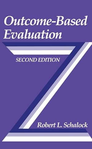 Imagen del vendedor de Outcome-Based Evaluation a la venta por BuchWeltWeit Ludwig Meier e.K.