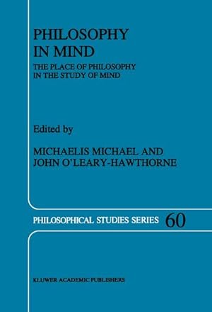 Immagine del venditore per Philosophy in Mind venduto da BuchWeltWeit Ludwig Meier e.K.