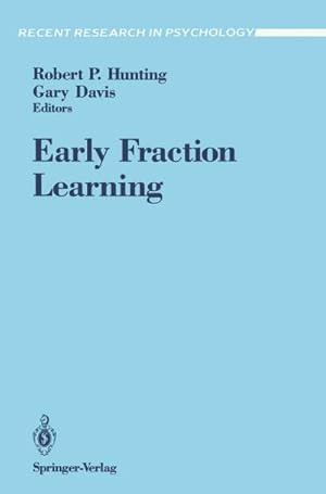 Seller image for Early Fraction Learning for sale by BuchWeltWeit Ludwig Meier e.K.