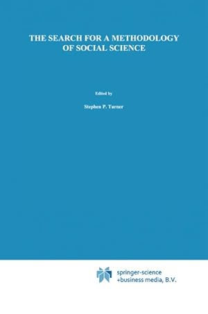 Bild des Verkufers fr The Search for a Methodology of Social Science zum Verkauf von BuchWeltWeit Ludwig Meier e.K.