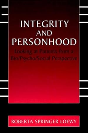 Image du vendeur pour Integrity and Personhood mis en vente par BuchWeltWeit Ludwig Meier e.K.
