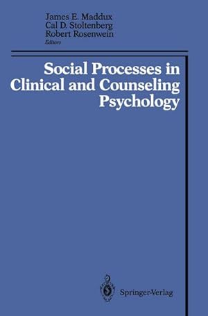 Bild des Verkufers fr Social Processes in Clinical and Counseling Psychology zum Verkauf von BuchWeltWeit Ludwig Meier e.K.