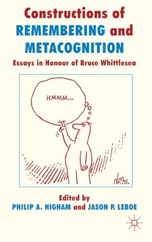 Seller image for Constructions of Remembering and Metacognition for sale by BuchWeltWeit Ludwig Meier e.K.