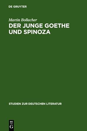 Bild des Verkufers fr Der junge Goethe und Spinoza zum Verkauf von BuchWeltWeit Ludwig Meier e.K.