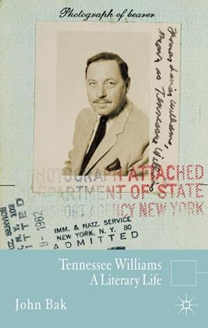 Imagen del vendedor de Tennessee Williams a la venta por BuchWeltWeit Ludwig Meier e.K.