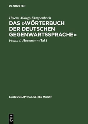 Immagine del venditore per Das Wrterbuch der deutschen Gegenwartssprache venduto da BuchWeltWeit Ludwig Meier e.K.