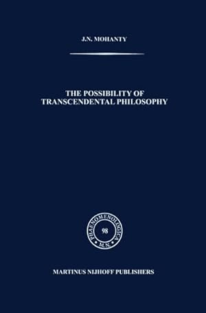 Seller image for The Possibility of Transcendental Philosophy for sale by BuchWeltWeit Ludwig Meier e.K.