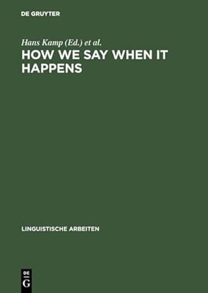 Immagine del venditore per How we say WHEN it happens venduto da BuchWeltWeit Ludwig Meier e.K.