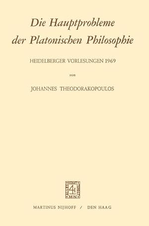 Seller image for Die Hauptprobleme der Platonischen Philosophie for sale by BuchWeltWeit Ludwig Meier e.K.