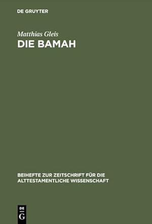 Seller image for Die Bamah for sale by BuchWeltWeit Ludwig Meier e.K.